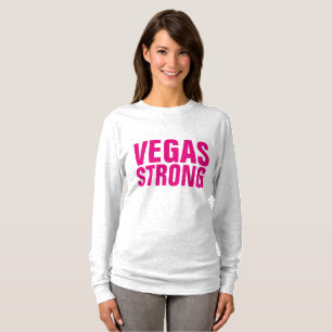 VEGAS STARK, rosa Druck Damen T - Shirt