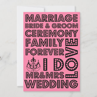 Vegas Style Hochzeitseinladungen Einladung
