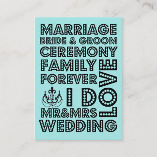 Vegas Style Wedding Invitation Card Einsteckkarten Begleitkarte