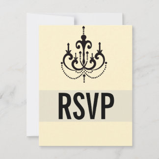 Vegas Style Wedding RSVP Cards oder Reply Cards Karte