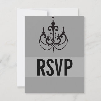 Vegas Style Wedding RSVP Cards oder Reply Cards Karte