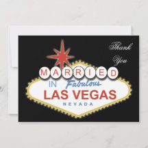 Vegas Theme Danke Karte