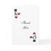 Vegas Theme Danke Karte