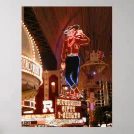 Vegas Vic Vector Graphic Poster
