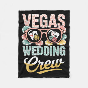 Vegas Wedding Crew Las Vegas Junggesellinnenabschi Fleecedecke
