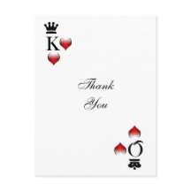 Vegas Wedding Dankeschön Karten