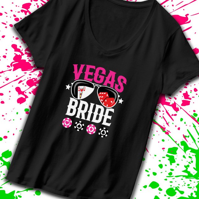 Vegas Wedding - Flansch - Vegas Bachelorette Party T-Shirt (Von Creator hochgeladen)