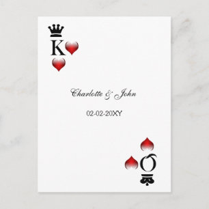 Vegas Wedding rsvp Karte