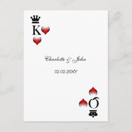 Vegas Wedding rsvp Karte