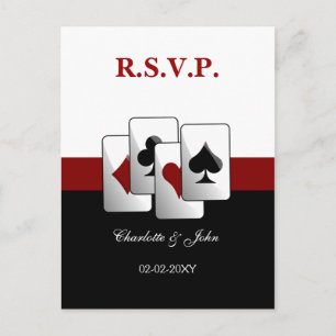 Vegas Wedding rsvp Karte
