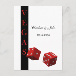 Vegas Wedding rsvp Karte