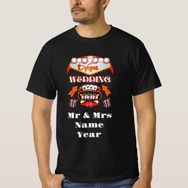 Vegas Wedding T - Shirt (Vorderseite)