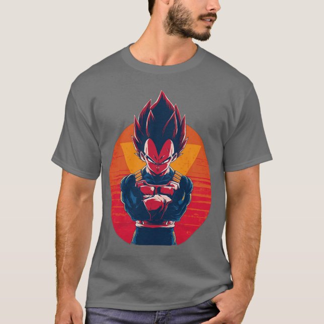 vegeta retro T-Shirt (Vorderseite)