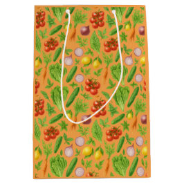 Vegetable Garden Gift Bag — Clementine Mittlere Geschenktüte
