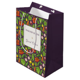 Vegetable Garden Gift Bag — Devine Plum Mittlere Geschenktüte