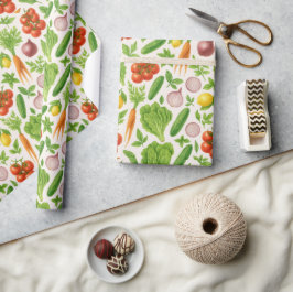 Vegetable Garden Wrapping Paper Geschenkpapier