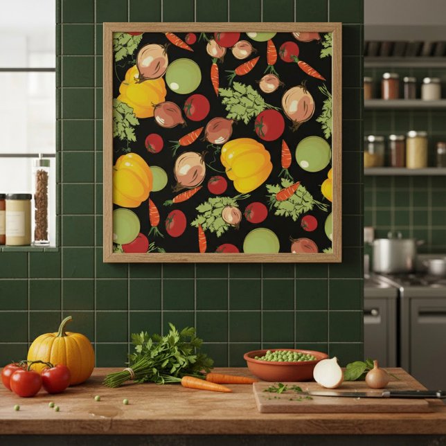 Vegetables Pattern Poster (Von Creator hochgeladen)