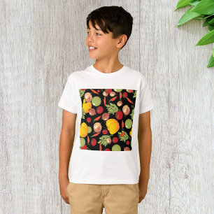 Vegetables Pattern T-Shirt