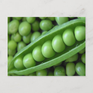 VEGETABLES PEAS POSTKARTE