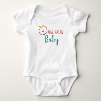 Vegetarian Baby Modern Design Baby Strampler
