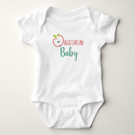 Vegetarian Baby Modern Design Strampler