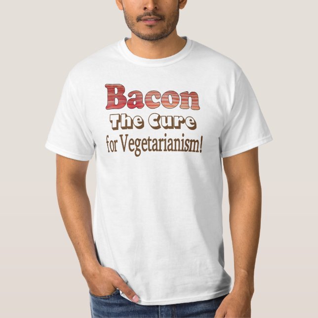 Vegetarian Bacon T-Shirt (Vorderseite)