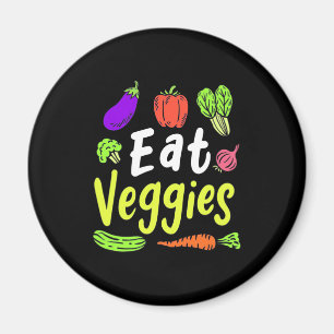 Vegetarian Eat Veggies Magnet