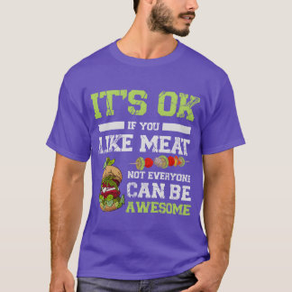 Vegetarian Fast Food Vegan Veggie retro T-Shirt