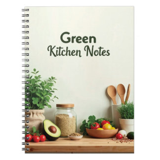 Vegetarian Recipes Notizblock
