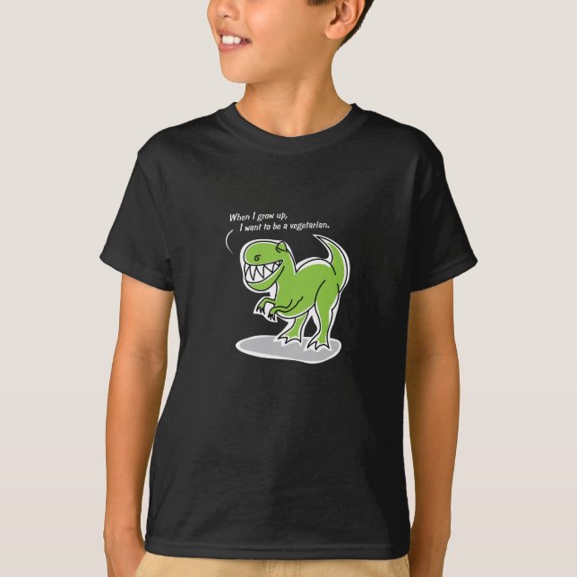 Vegetarian T. Rex T-Shirt (Vorderseite)