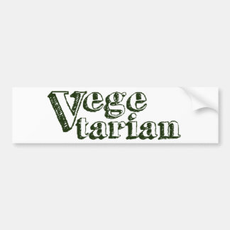 Vegetarier Autoaufkleber