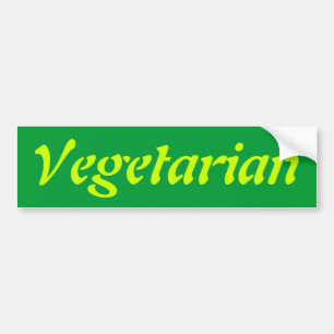 Vegetarier Autoaufkleber