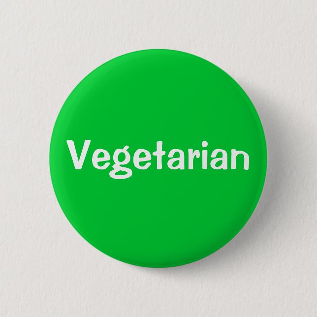 Vegetarier Button (Vorderseite)
