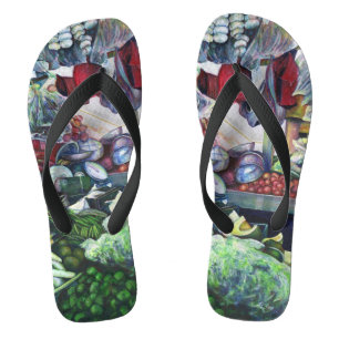 Vegetarier Club trifft sich Dienstag Nachmittag Flip Flops