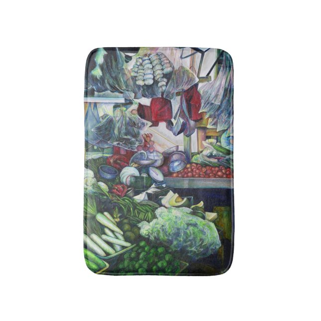 Vegetarier Clubs treffen hier am Dienstag Nachmitt Badematte (Vorderseite Vertikal)