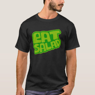 Vegetarier essen Salad ernährlich gesund Leben Gre T-Shirt