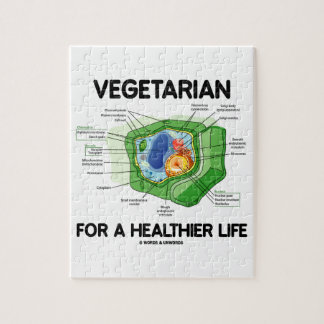 Vegetarier für ein gesünderes Leben Puzzle
