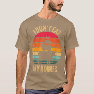 Vegetarier Ich esse meine Homies nicht Frauen Funn T-Shirt