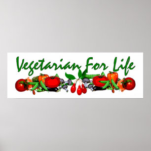 Vegetarier im Leben Poster