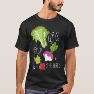 Vegetarier Ließ uns die Beat Vegan T-Shirt