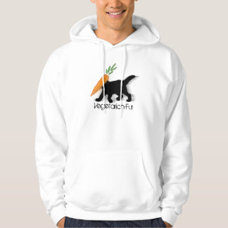 Vegetarier Pelz Hoodie