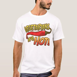 Vegetarier sind heiße Damen zerstörter T - Shirt