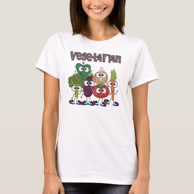 Vegetarier T-Shirt (Vorderseite)
