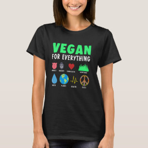 Vegetarier Tier Bio-Lebensmittel Pflanzenfresser V T-Shirt