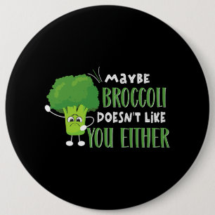 Vegetarier Vegan vielleicht Broccoli Doesnot like Button