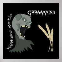 Vegetarier Zombie will Graaains!