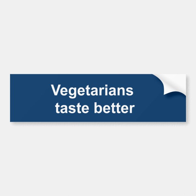 Vegetariergeschmack besser autoaufkleber (Vorne)