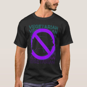 Vegetarisch Vegan Veganismus Retro T-Shirt
