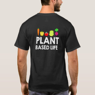 Vegetarische Design Pflanze basierend auf Leben Ve T-Shirt