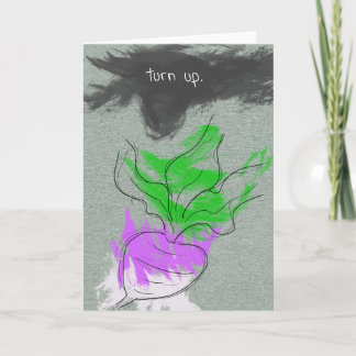 Vegetarische Geburtstagskarte Witz vegan Karte